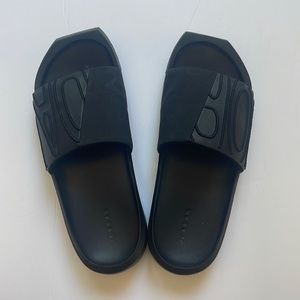 Nike Jordan Black Slip On Sandles, Size 7